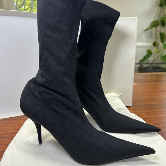 Balenciaga WOMEN'S KNIFE BOOTIE IN BLACK - Picture 1 of 7